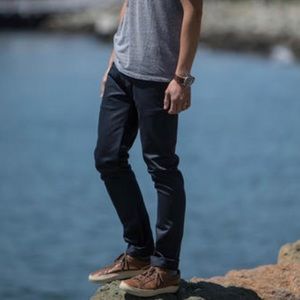 Gustin #361 Navy Selvedge Twill.